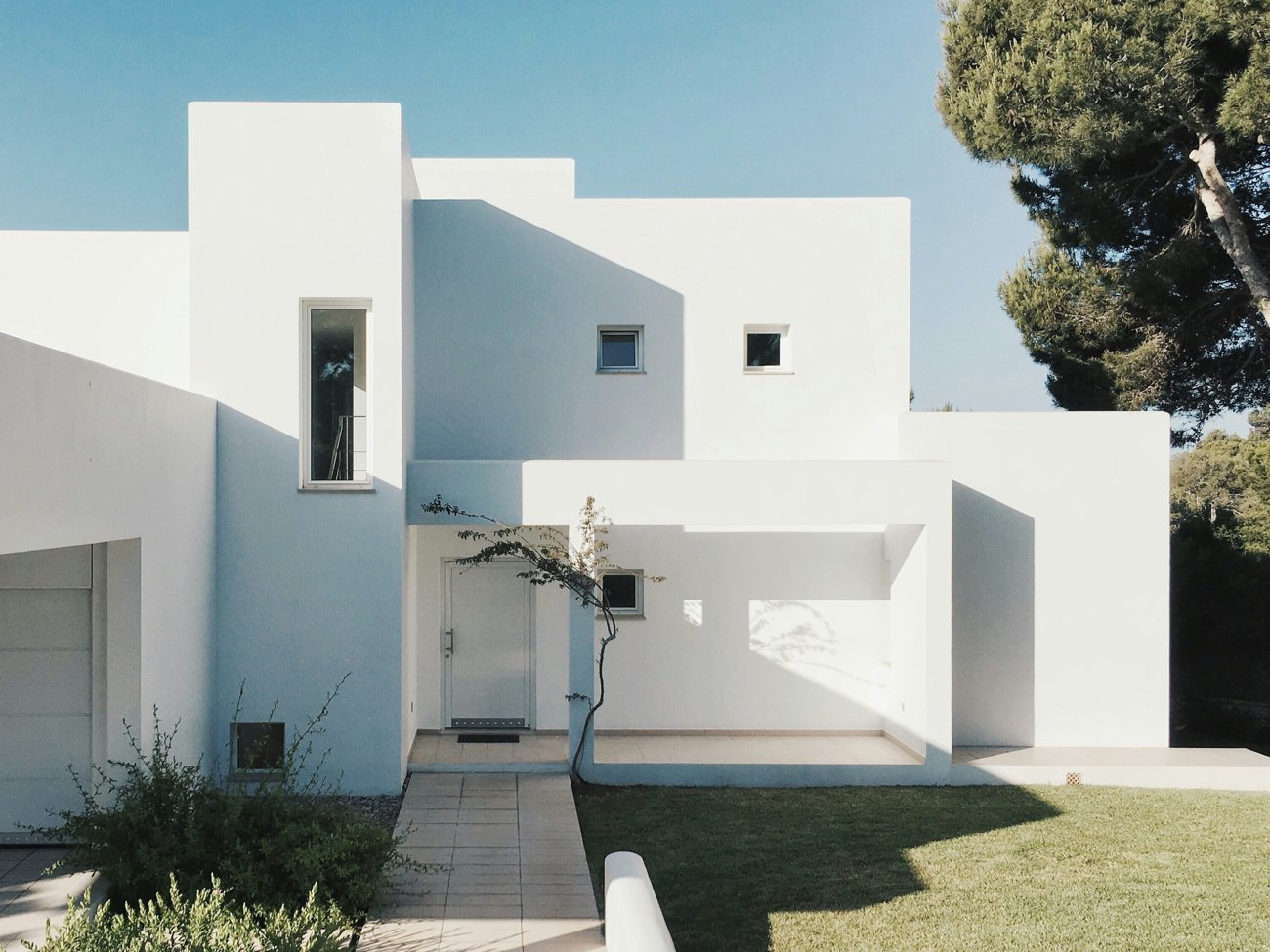 Façade rénovée après isolation thermique par l'extérieur